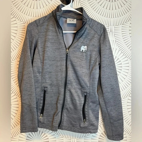 IVORY ELLA Womens‎ Full Zip gray jacket - Picture 1 of 7